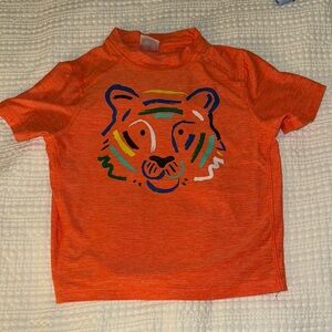 Hanna Andersson toddler boy Orange Tiger Graphic Tee